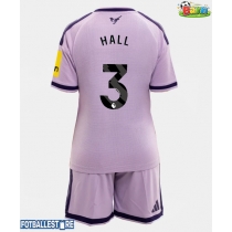 Newcastle United Lewis Hall #3 Tredjedraktsett Barn 2026-27 Kortermet (+ Korte bukser)